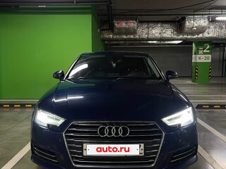 2016 Audi A4 V (B9), синий, 1900000 рублей, вид 1