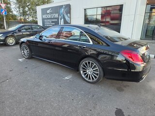 2015 Mercedes-Benz S-Класс 500 Long VI (W222, C217), чёрный, 4200000 рублей, вид 4