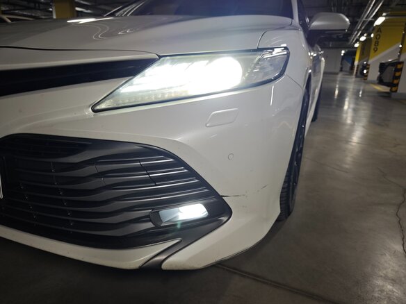 2018 Toyota Camry VIII (XV70), белый, 2900000 рублей - вид 9