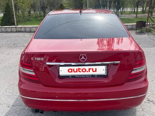 2011 Mercedes-Benz C-Класс 180 BlueEFFICIENCY III (W204) Рестайлинг, красный, 1750000 рублей, вид 4
