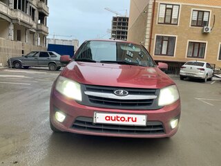 2013 Lada (ВАЗ) Granta I, красный, 450000 рублей, вид 1