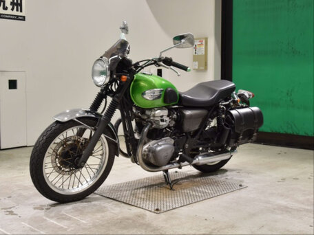 2007 Kawasaki W 400, зелёный, 340000 рублей, вид 2