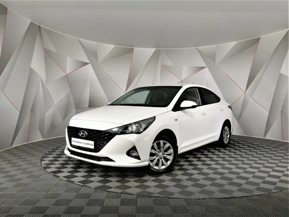 2022 Hyundai Solaris II Рестайлинг, белый