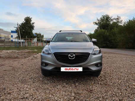 2012 Mazda CX-9 I Рестайлинг, серебристый, 1400000 рублей, вид 2