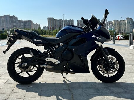 2013 Kawasaki ER-4F (Ninja 400R), синий, 340000 рублей, вид 3