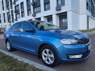 2014 Skoda Rapid I, голубой, 1090000 рублей, вид 2