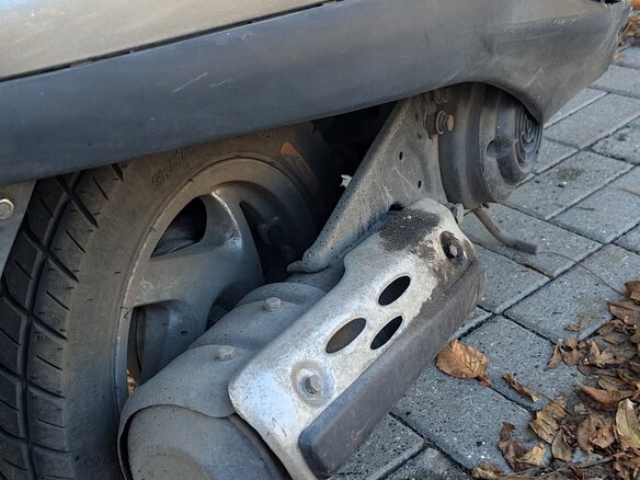 1998 Honda Lead 100, серебристый, 65000 рублей - вид 10