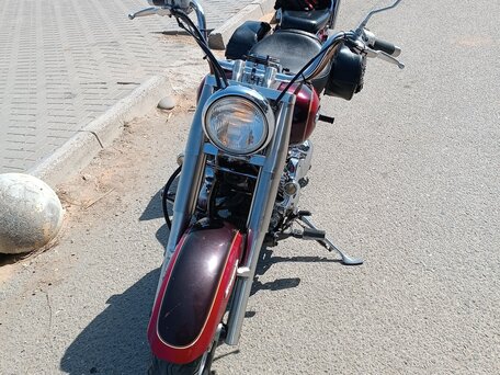 1998 Yamaha XVS400 Drag Star, красный, 290000 рублей, вид 4