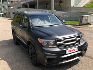2015 Toyota Land Cruiser 200 Series Рестайлинг 1, чёрный, 4700000 рублей, вид 2