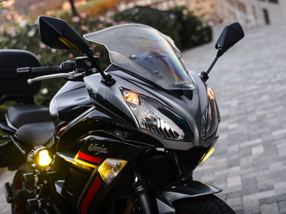 2017 Kawasaki Ninja 400, пурпурный, 486000 рублей - вид 13