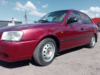 2004 Hyundai Accent ТагАЗ II, красный, 550000 рублей, вид 3