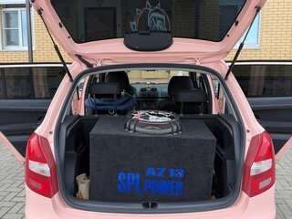 2012 Skoda Fabia II Рестайлинг, розовый, 650000 рублей, вид 5