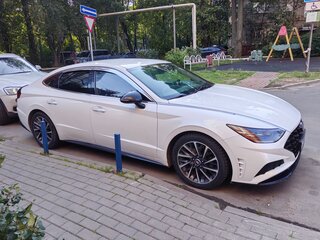 2021 Hyundai Sonata VIII (DN8), жёлтый, 1890000 рублей, вид 4