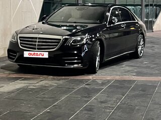 2018 Mercedes-Benz S-Класс 350 d Long VI (W222, C217) Рестайлинг, чёрный, 5450000 рублей, вид 1