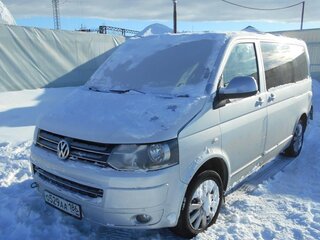 2012 Volkswagen Multivan T5 Рестайлинг, серебристый, 1448140 рублей, вид 2
