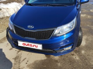 2016 Kia Rio III Рестайлинг, синий, 870000 рублей, вид 1