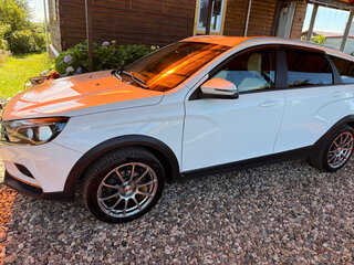2022 Lada (ВАЗ) Vesta SW Cross I, белый, 1600000 рублей, вид 2