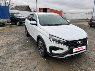 2024 Lada (ВАЗ) Vesta SW Cross I Рестайлинг (NG), белый, 1600000 рублей, вид 2