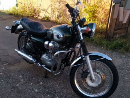 2011 Kawasaki W 800, зелёный, 465000 рублей, вид 4