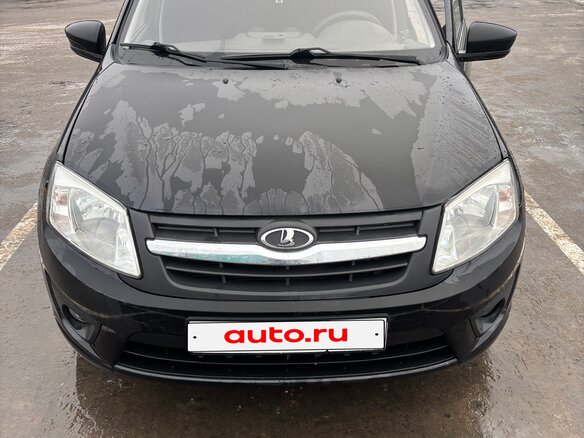 2015 Lada (ВАЗ) Granta I, чёрный - вид 2