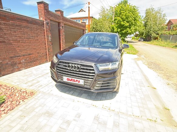 2018 Audi Q7 II (4M), чёрный, 4500000 рублей