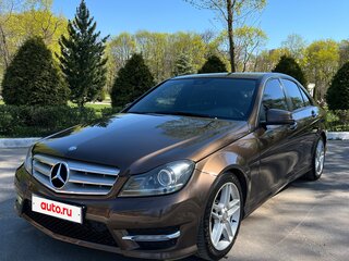 2013 Mercedes-Benz C-Класс 180 III (W204) Рестайлинг, коричневый, 1950000 рублей, вид 2
