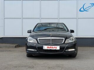 2012 Mercedes-Benz C-Класс 180 BlueEFFICIENCY III (W204) Рестайлинг, чёрный, 1170000 рублей, вид 2