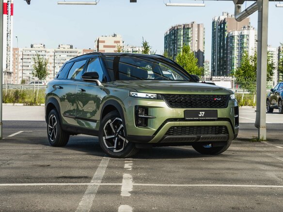 2026 Jaecoo J7 I Рестайлинг, зелёный - вид 4