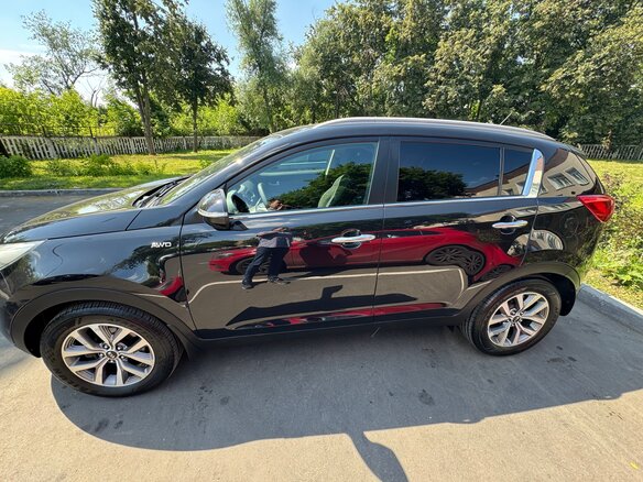 2015 Kia Sportage III Рестайлинг, чёрный, 1390000 рублей - вид 8