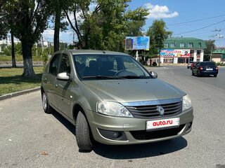 2012 Renault Logan I Рестайлинг, бежевый, 430000 рублей, вид 3