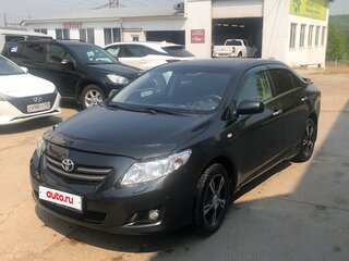 2008 Toyota Corolla X (E140, E150), чёрный, 700000 рублей, вид 2