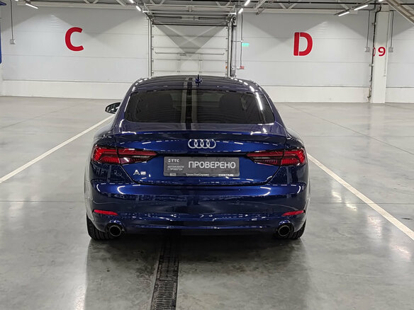 2019 Audi A5 II (F5), синий - вид 6