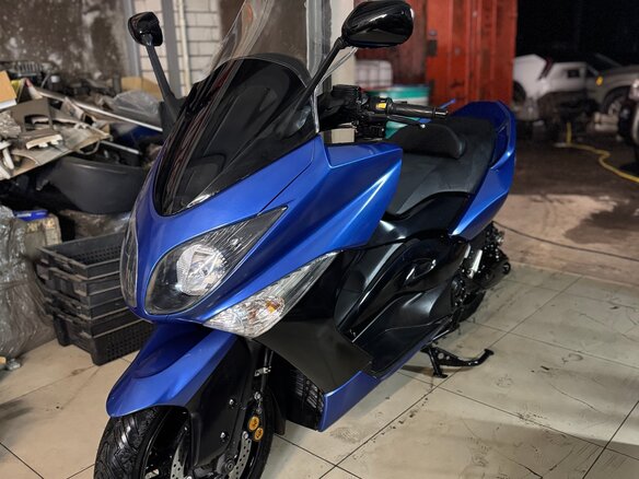 2009 Yamaha TMAX, синий, 450000 рублей - вид 2