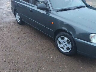 2008 Hyundai Accent ТагАЗ II, серый, 390000 рублей, вид 4