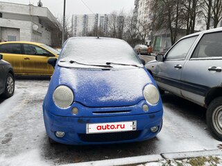 2002 Daewoo Matiz I Рестайлинг, синий, 90000 рублей, вид 1