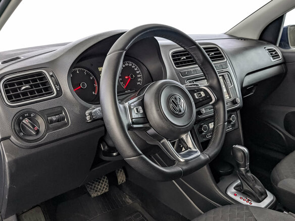 2019 Volkswagen Polo V Рестайлинг, синий, 1195000 рублей - вид 14