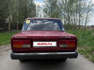 2007 Lada (ВАЗ) 2107, красный, 130000 рублей, вид 2