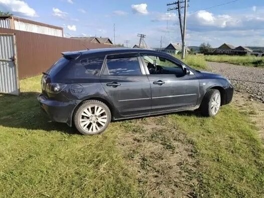 2008 Mazda 3 I (BK) Рестайлинг, чёрный, 580000 рублей - вид 1