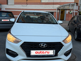 2019 Hyundai Solaris II, белый, 1350000 рублей, вид 3