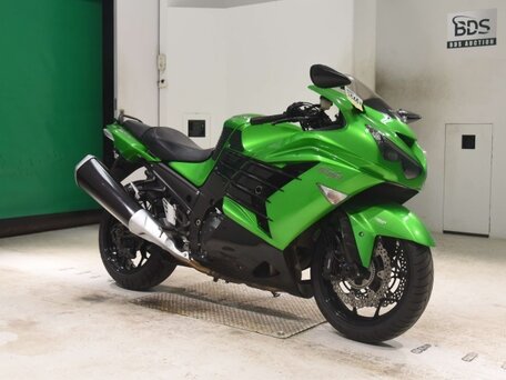 2012 Kawasaki ZX-14R, зелёный, 650000 рублей, вид 2