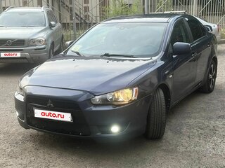2008 Mitsubishi Lancer X, синий, 750000 рублей, вид 2