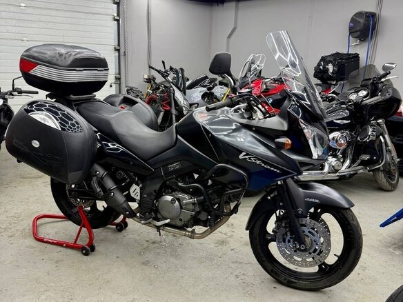2008 Suzuki V-Strom DL 650, чёрный, 530000 рублей - вид 7