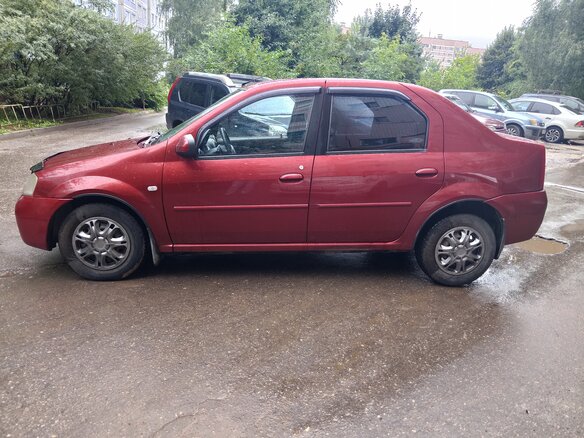 2009 Renault Logan I, красный, 359900 рублей - вид 7