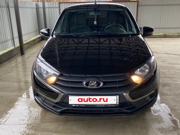 2023 Lada (ВАЗ) Granta Euro-2 I Рестайлинг, чёрный, 840000 рублей - вид 1