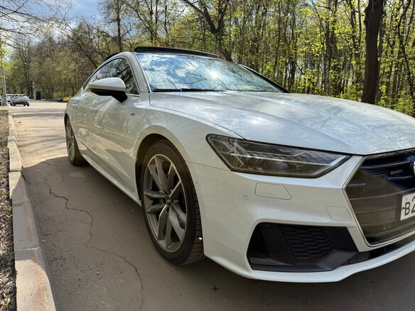 2020 Audi A7 50 TDI II (4K), белый, 6100000 рублей - вид 13
