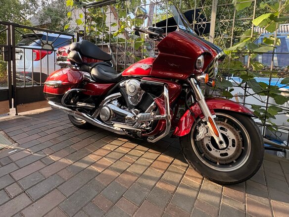 2009 Kawasaki VN1700 Vulcan, красный, 670000 рублей - вид 2