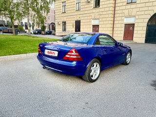 2001 Mercedes-Benz SLK-Класс 230 I (R170) Рестайлинг, синий, 1750000 рублей, вид 5