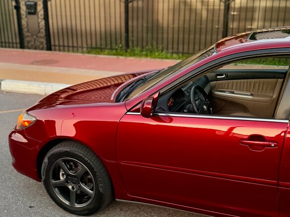 2001 Toyota Camry V (XV30), красный, 800000 рублей - вид 6