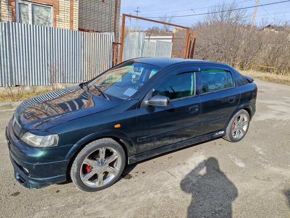 1998 Opel Astra G, зелёный, 250000 рублей - вид 3