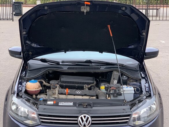 2012 Volkswagen Polo V, синий - вид 12